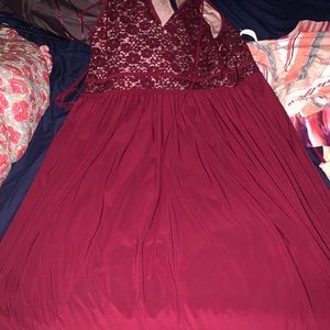 Maroon dress